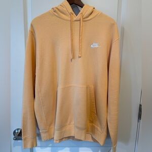 Nike Hoodie, orange creamsicle color, size LARGE
